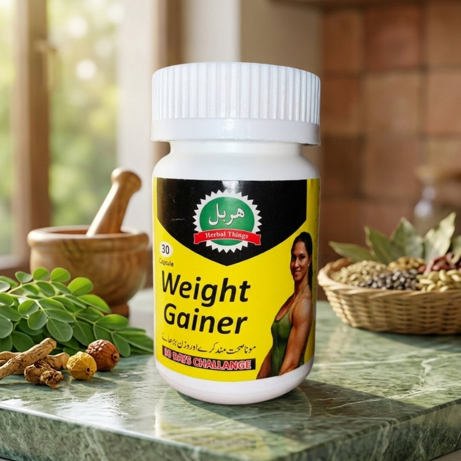Herbal Weight Gainer Capsules – 30 Days Challenge for Healthy Weight Gain