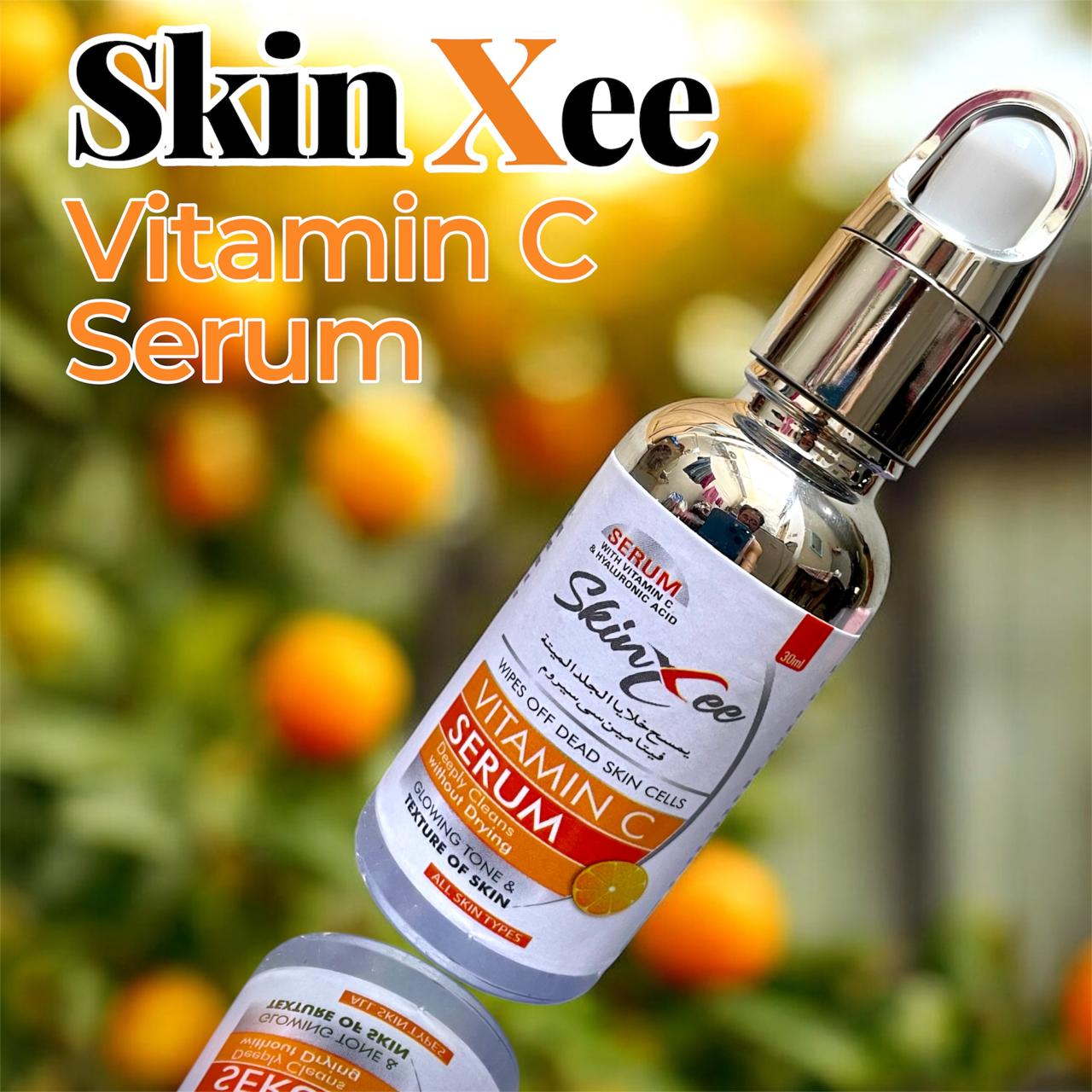 SkinXee Vitamin C Serum – Glowing & Brightening Face Serum (30ml)