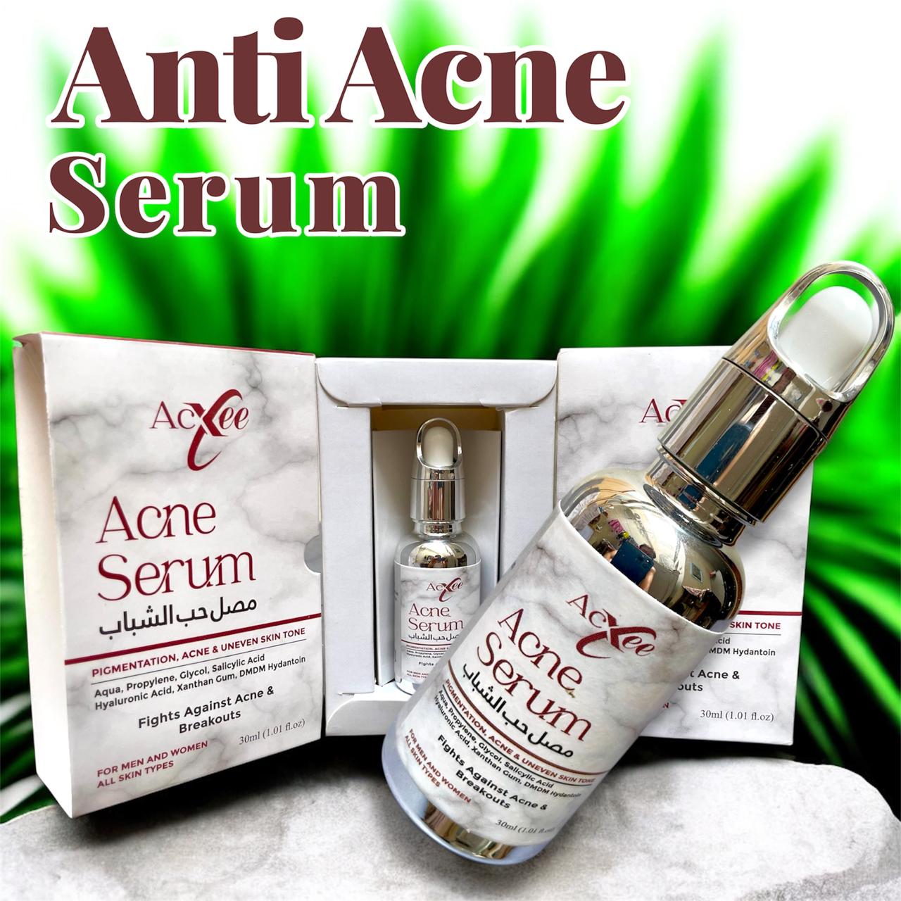 AcXee Anti Acne Serum – Clear Skin Solution for Acne & Breakouts (30ml)