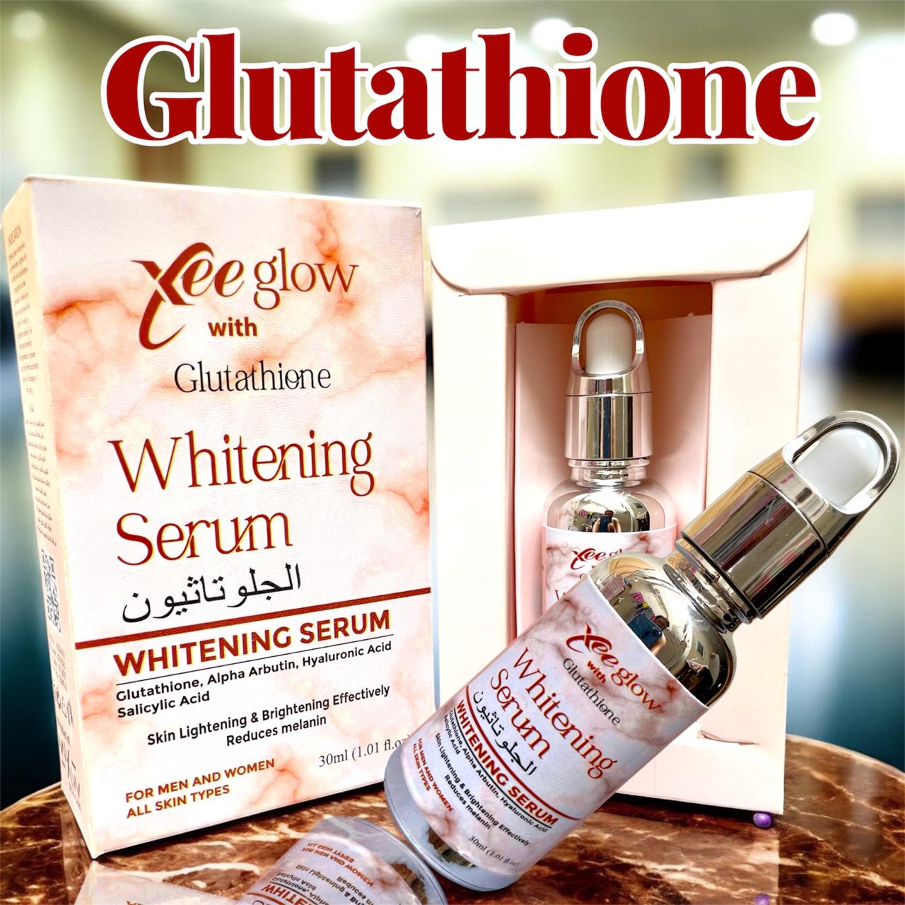 Xee Glow Glutathione Whitening Serum – Skin Brightening & Lightening Formula (30ml)