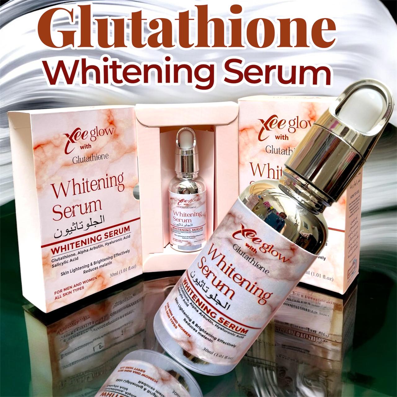Xee Glow Glutathione Whitening Serum – Skin Brightening & Lightening Formula (30ml)